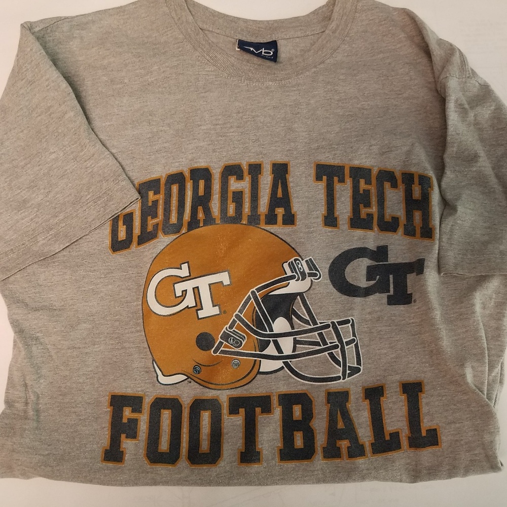 Heather grey Georgia Tech Football t-shirt
